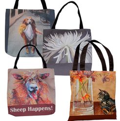 Made in America Flora Fauna Market Tote Bag