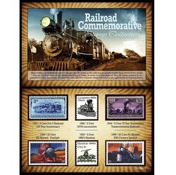 Railroad Commemorative Stamp Collection