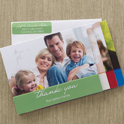 Personalized Photo Thank You Note Cards