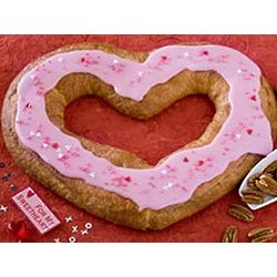 Valentine Heart Pecan Kringle