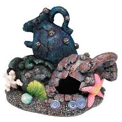 Sunken Urns Aquarium Ornament