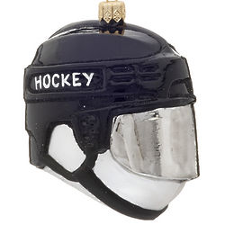 Hockey Helmet Christmas Ornament