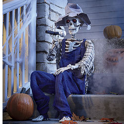 Spooky Farmer Skeleton
