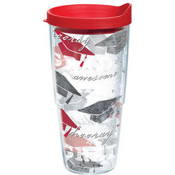 Graduate's Hats Off Tumbler with Lid