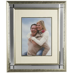 Champagne Mirror Matted Frame
