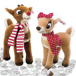 Rudolph and Clarice Plush Stuffed Animals