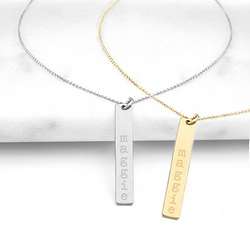 Personalized Drop Necklace