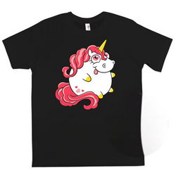Chubby Glitter Unicorn T-Shirt