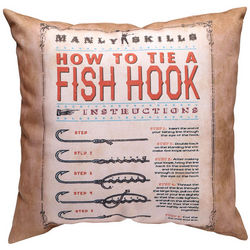 How To Tie a Fish Hook Pillow