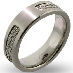 Men's Titanium Signet Ring