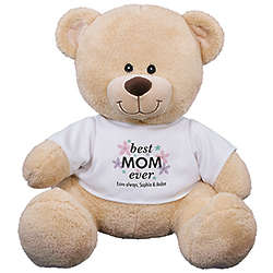 Best Mom Ever 11" Sherman Teddy Bear