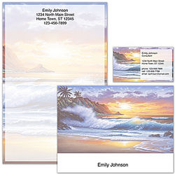 Personalized Hawaiian Sunsets Stationery