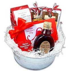 Be Mine Valentine Breakfast Gift Bucket