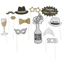 2015 New Year's Photo Stick Props