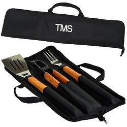 BBQ Grill Tools with Personalized Case