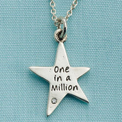 One In A Million Sterling Silver Star Necklace