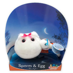 Sperm and Egg Moonlight Plush Set