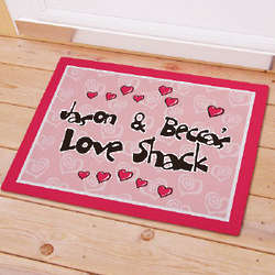 Personalized Love Shack Doormat
