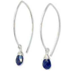 Sublime Lapis Lazuli Dangle Earrings