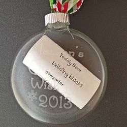 Christmas Wish List Ornament