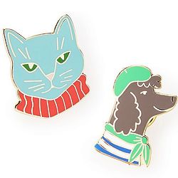 Cat & Dog Enamel Pins