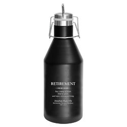 Retirement Theme Personalized 64-Ounce Growler