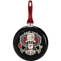 Guy Fieri 9.5 Inch Decorated Fry Pan with Eagle Design