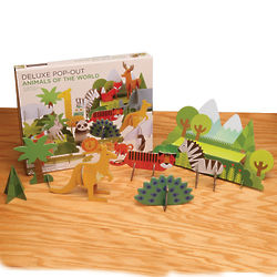 Animals of the World Deluxe Pop-Out Toys