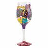 February Birthday Wine Glass
