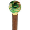 Emerald Dream Pearl Round Knob Cane