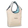 Reversible Personalized Cotton Tote in Blue