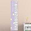 Lavender Grow Big & Tall Personalized Growth Chart
