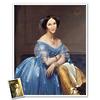 Lady in Blue Portrait Print from Photo