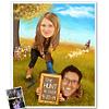 The Hunt Is Over Personalized Caricature Art Print