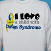 Personalized I Love a Child with Down Syndrome Long Sleeve Shirt