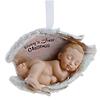 Baby's First Christmas in Angel Wings Ornament