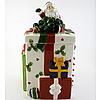 Santa with Presents Christmas Ceramic Cookie Jar