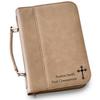 Large Personalized Faux Leather Bible Case