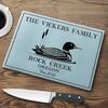 Loon Personalized Glass Cutting Board