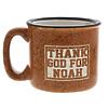 Personalized Thank God for You Campfire Mug in Terra Cotta