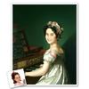 Personalized Manuela Playing Piano Masterpiece Print from Photo