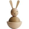Roly Poly 5" Wooden Rabbit