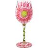 Mom's Love in Bloom Wine Glass