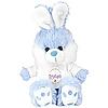 Personalized Blue Easter Bunny Stuffed Animal