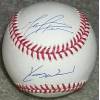 Mark Prior & Kerry Wood Autographed MLB Baseball