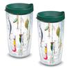 2 Fishing Lure Tervis Tumblers with Lids