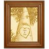 Personalized Love Tree Framed and Engraved Wood Art