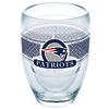 2 New England Patriots 9 Oz. Tervis Stemless Wine Glasses