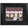 Cincinnati Reds Personalized Locker Room Jerseys Framed Print