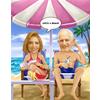 Life's A Beach Couples Caricature Print